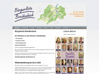 buergerliste-breidenbach.de Webseite Vorschau