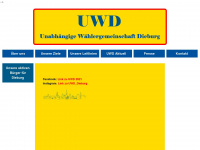 uwd-dieburg.de Webseite Vorschau