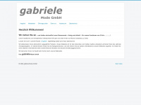 gabriele-mode.de Webseite Vorschau