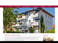gaestehaus-ahorn.de Webseite Vorschau