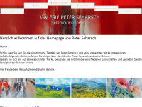 galerie-peter-seharsch.de Webseite Vorschau