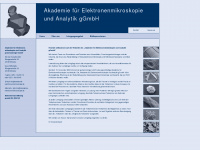 akademie-elektronenmikroskopie.de Webseite Vorschau