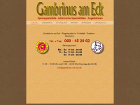 gambrinus-am-eck.de Webseite Vorschau