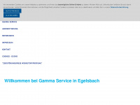 gammaservice.de Webseite Vorschau