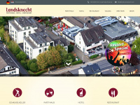 hotel-landsknecht.com Webseite Vorschau