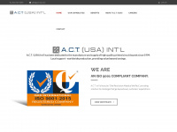 act-usa.com Webseite Vorschau