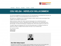 cdu-helsa.de Webseite Vorschau