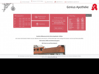 genius-apotheke.de Webseite Vorschau