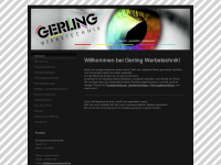 gerling-werbetechnik.de Webseite Vorschau