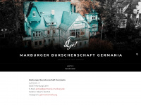 germania-marburg.de Webseite Vorschau