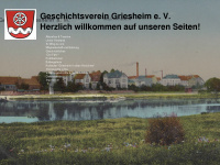 geschichtsverein-griesheim.de Webseite Vorschau