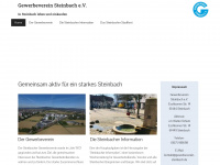 gewerbeverein-steinbach.de Webseite Vorschau