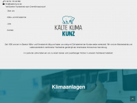 kaelte-kunz.de Webseite Vorschau