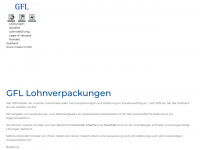 gfl-lohnverpackung.de Webseite Vorschau
