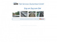 aers-rail-services.de Webseite Vorschau