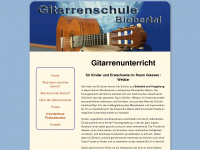 gitarrenschule-biebertal.de Webseite Vorschau