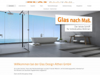glasdesign-althen.de Webseite Vorschau