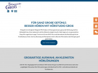 hoerstudio-gross.de Webseite Vorschau