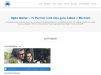 gockel-optik.de Webseite Vorschau