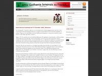 gothania.de Webseite Vorschau