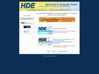 hde-gmbh.de Webseite Vorschau