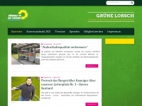 gruene-lorsch.de Webseite Vorschau