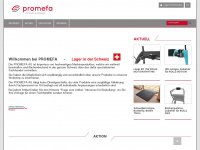 promefa.ch Webseite Vorschau