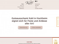 gutsausschank-kahl.de Webseite Vorschau