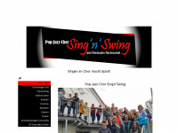 chor-singnswing.de Webseite Vorschau
