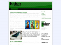 haber-glasbau.de Webseite Vorschau