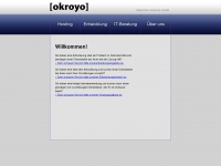 okroyo.de Webseite Vorschau