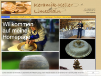 keramik-limeshain.de Webseite Vorschau