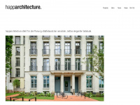 happarchitecture.de Webseite Vorschau