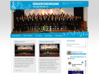 saenger-neuses.de Webseite Vorschau