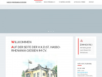 hasso-rhenania.de Webseite Vorschau