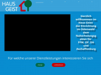 haus-geist.net Webseite Vorschau