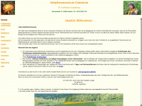 heilpflanzenschule-calendula.de Webseite Vorschau