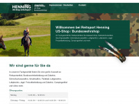 henning-reitsport.de Webseite Vorschau