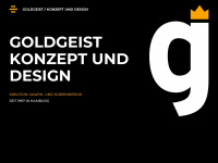 goldgeist.com Webseite Vorschau