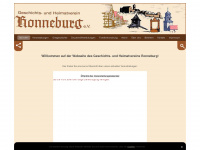 ronneburghistory.de Webseite Vorschau
