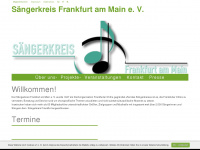 saengerkreis-frankfurt.de Webseite Vorschau