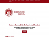 sg-kinzenbach.de Webseite Vorschau