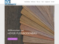 heyer-fussbodenbau.de Webseite Vorschau