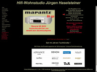 hifi-haselsteiner.de Webseite Vorschau