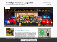 feuerwehr-langenthal.de Webseite Vorschau