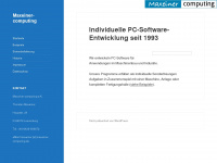 maxeiner-computing.de Webseite Vorschau