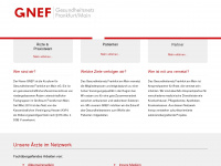 gnef.de Webseite Vorschau