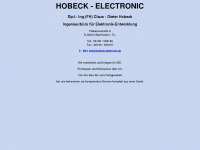 hobeck-electronic.de Webseite Vorschau