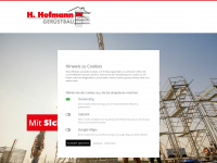 hofmann-geruestbau.de Webseite Vorschau