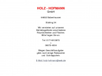 Holz-hofmann.de